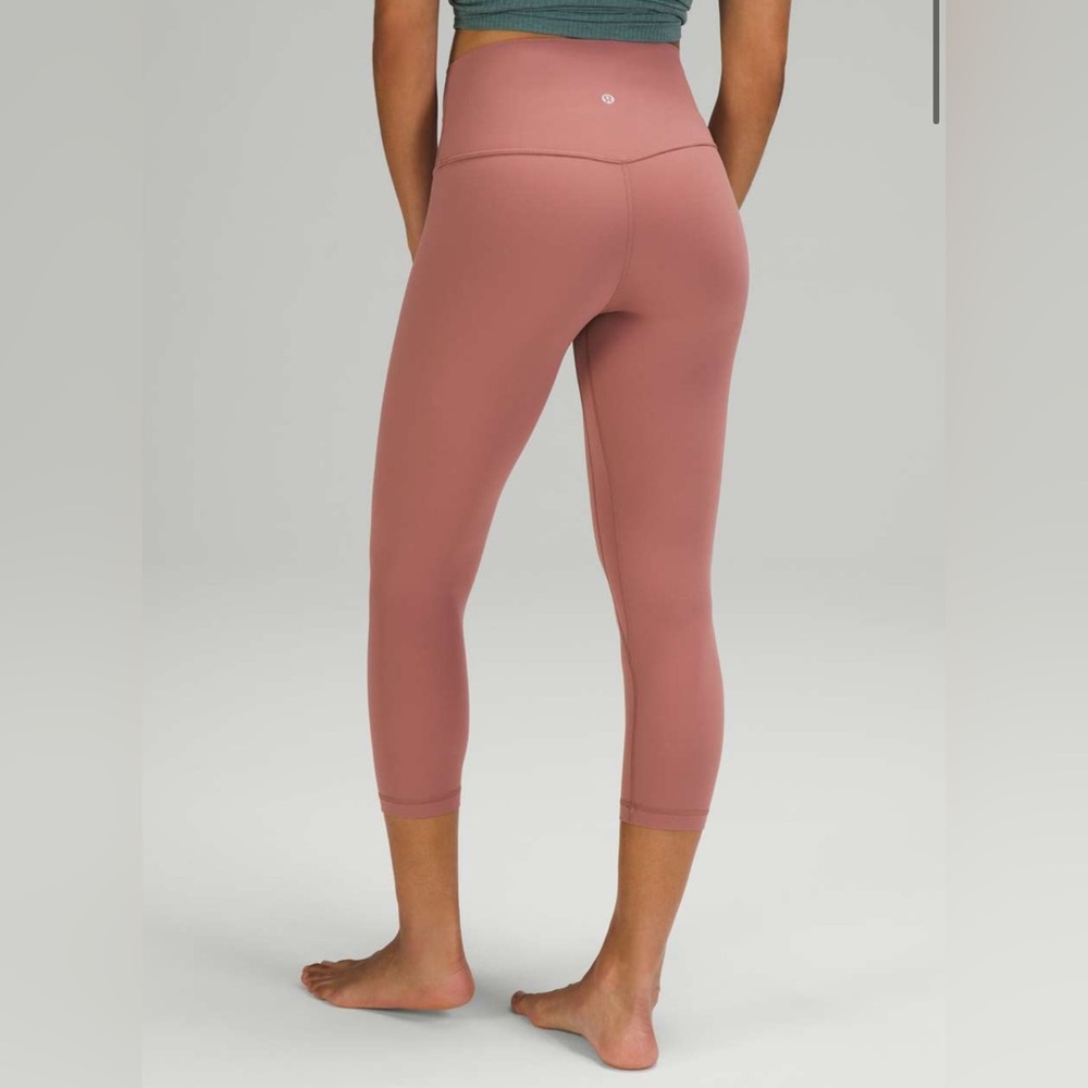 SALE Lululemon Align Crop 21" Spiced Chai size 14 - Picture 3 of 13